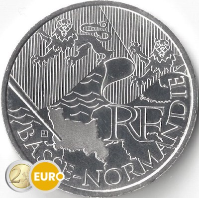 10 euro Frankrijk 2010 - Laag-Normandië UNC