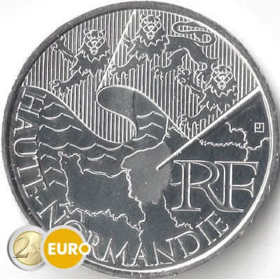 10 euro Frankrijk 2010 - Hoog-Normandië UNC