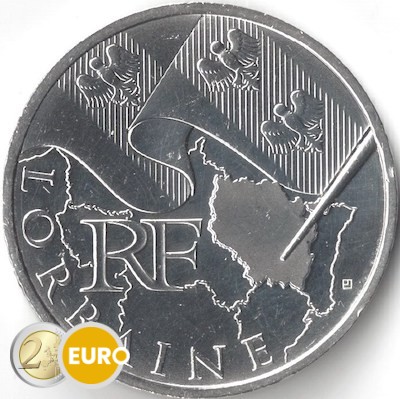 10 euro Frankrijk 2010 - Lotharingen UNC