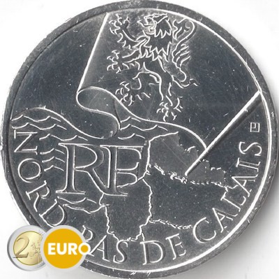 10 Euro Frankreich 2010 - Nord-Pas de Calais UNZ