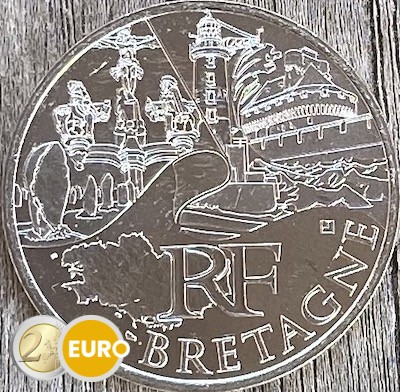 10 euro Frankrijk 2011 - Bretagne UNC