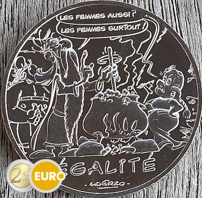 10 euros Francia 2015 - Asterix igualdad El adivino