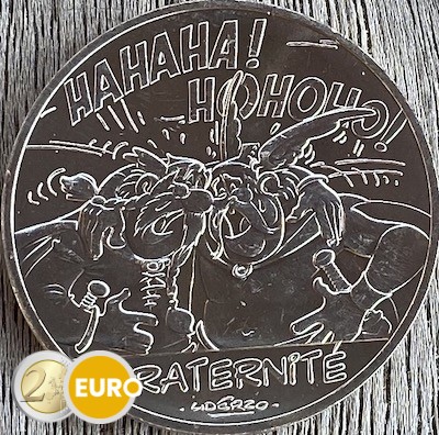 10 euro Frankreich 2015 - Asterix Brüderlichkeit bei den Belgiern