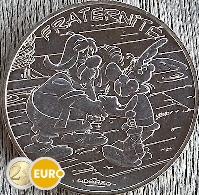 10 euros Francia 2015 - Asterix fraternidad en Helvecia