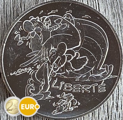 10 euro Frankreich 2015 - Asterix Freiheit Das Geschenk Cäsars