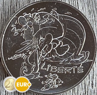10 euros France 2015 - Asterix Liberté Le Cadeau de César