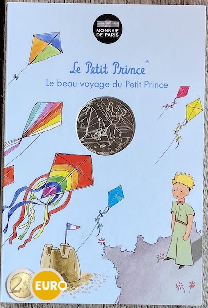 10 euros France 2016 - Le Petit Prince Jeu de cerf-volant au Nord en cartelette