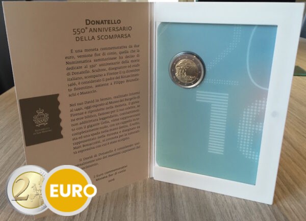 2 Euro San Marino 2016 - Donatello Stgl.