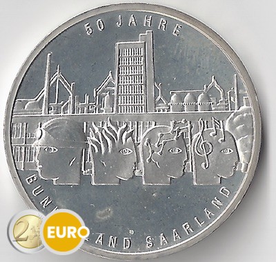 10 euro Germany 2007 - G 50 years Saarland BU FDC