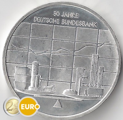 Deutschland 2007 - 10 Euro J 50 Jahre Bundesbank Stgl.