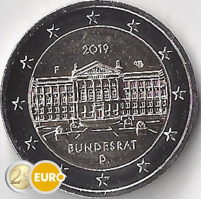 2 euros Alemania 2019 - F Bundesrat UNC