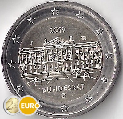 2 euros Alemania 2019 - J Bundesrat UNC
