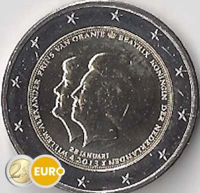 2 Euro Niederlande 2013 - Doppelporträt UNZ