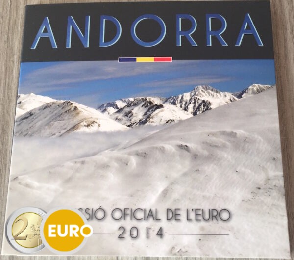 Euro set BU FDC Andorra 2014