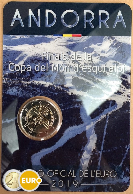 2 Euro Andorra 2019 - Alpinen Ski-Weltmeisterschaft Stgl. Coincard