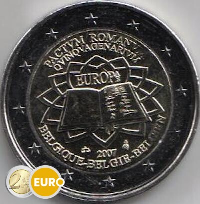 2 Euro Belgien 2007 - Vertrag von Rom VVR UNZ