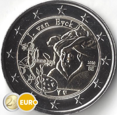 2 euro Belgium 2020 - Jan Van Eyck UNC