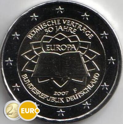 Germany 2007 - 2 euro F Treaty of Rome ToR UNC
