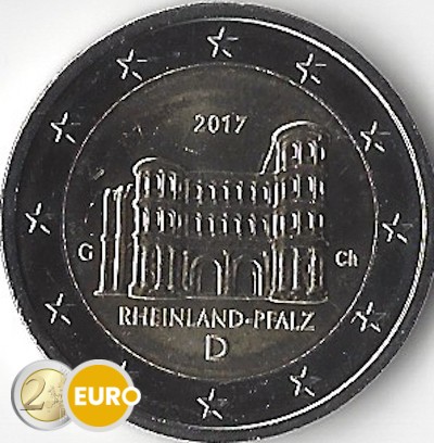 2 Euro Deutschland 2017 - G Rheinland-Pfalz UNZ