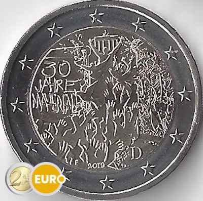 2 euro Germany 2019 - F Berlin Wall UNC
