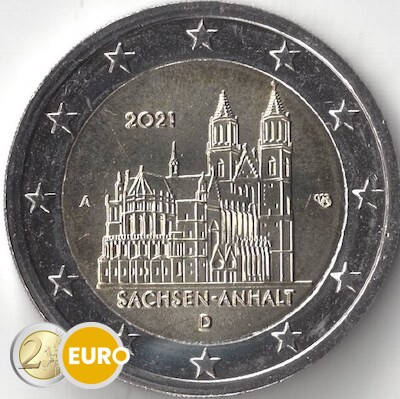 2 euro Germany 2021 - A Saxony-Anhalt UNC