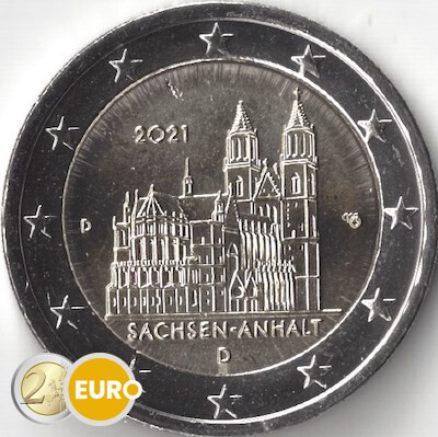 2 euro Deutschland 2021 - D Sachsen-Anhalt UNZ UNC
