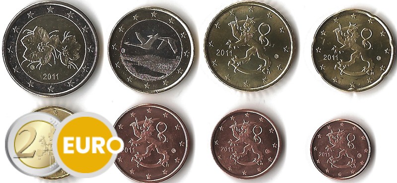 Euro set UNC Finland 2011