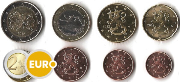 Serie de euro UNC Finlandia 2012