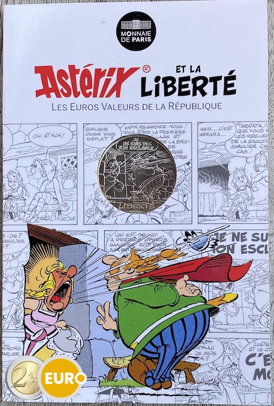 10 euro France 2015 - Asterix Liberté Asterix and the secret weapon - in coincard