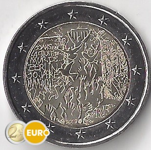 2 euros Francia 2019 - Muro de Berlín UNC