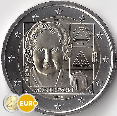 2 Euro Italien 2020 - 150 Jahre Maria Montessori UNZ
