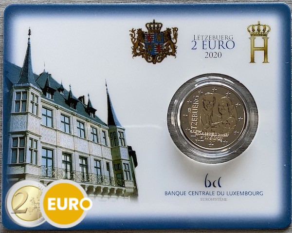 2 Euro Luxemburg 2020 - Geburt Charles von Luxemburg Stgl. Coincard