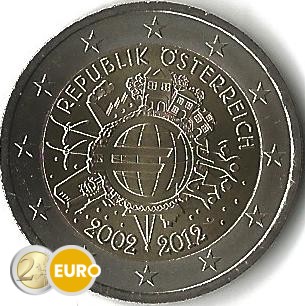2 Euro Österreich 2012 - 10 Jahre Euro UNZ