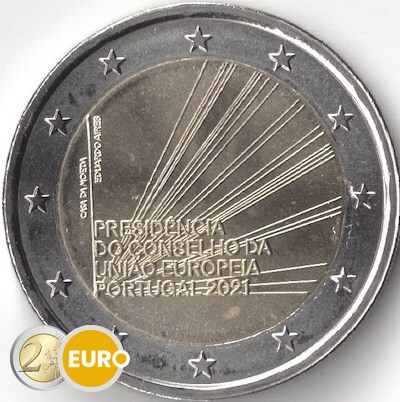 2 euro Portugal 2021 - EU-Ratspräsidentschaft UNZ UNC