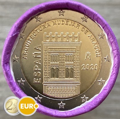 Roll 2 euro Spain 2020 - Mudéjar Aragón