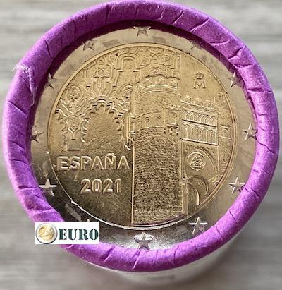 Rolle 2 euro Spanien 2021 - Altstadt von Toledo