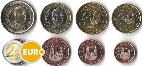 Serie de euro UNC España 2009