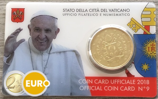50 Cent Vatikan 2018 Coincard n°9