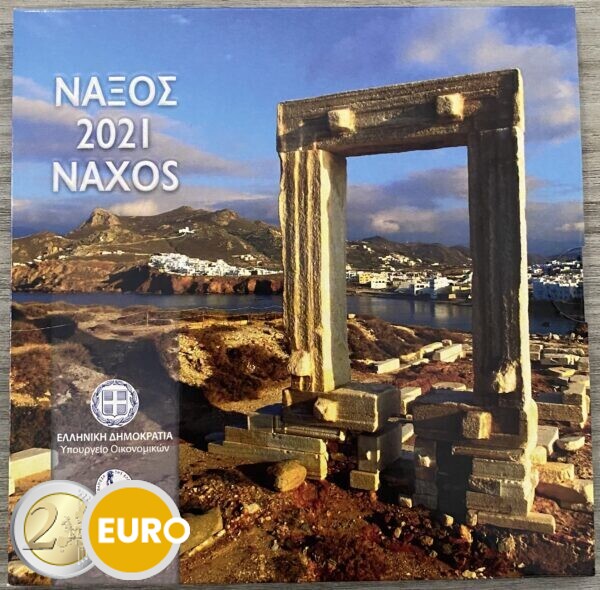 Serie de euro BU FDC Grecia 2021 Naxos