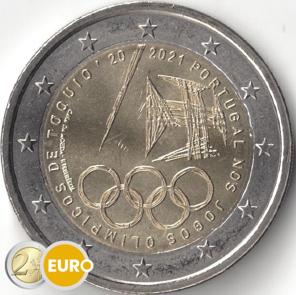 2 euro Portugal 2021 - Olympischen Spielen UNZ UNC