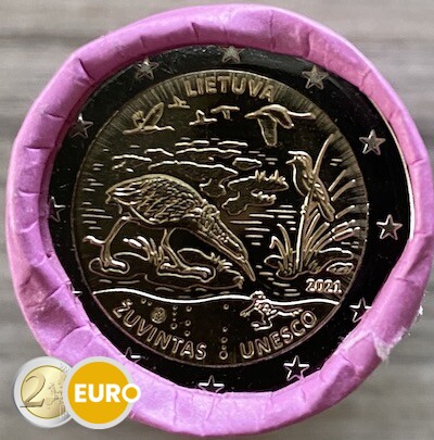 Rolle 2 Euro Litauen 2021 - Biosphärenreservat Zuvintas