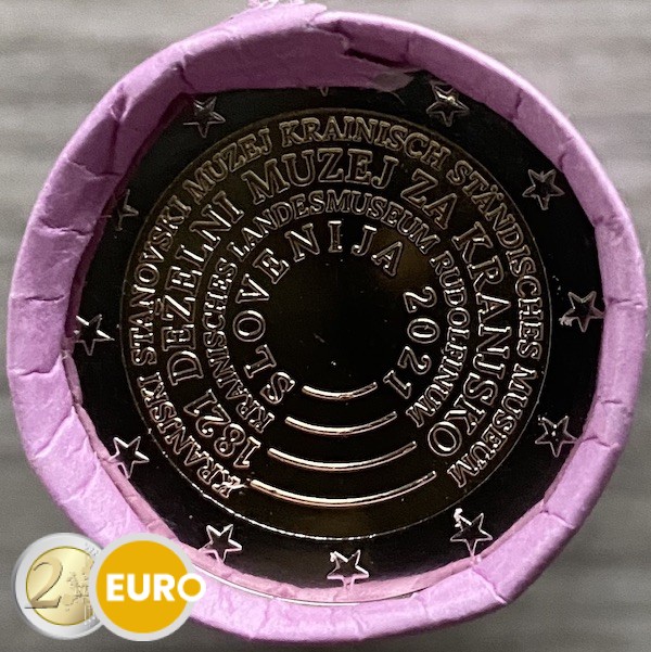 Rollo 2 euros Eslovenia 2021 - Museo Kranj