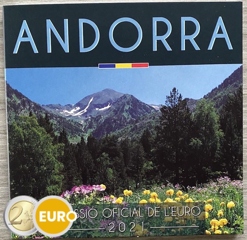 KMS Stgl. Andorra 2021 Euro set BU FDC