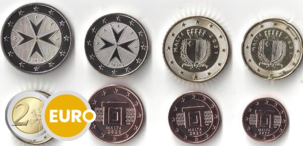 Euro set UNC Malta 2021