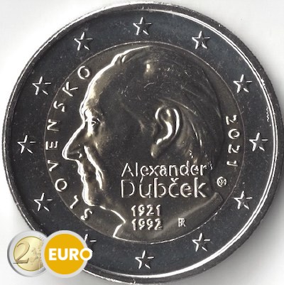 2 euro Slowakei 2021 - Alexander Dubcek UNC