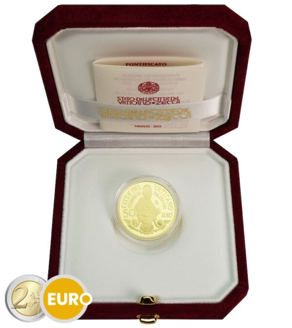 50 euro Vaticaan 2021 - Paus Clement XI BE Proof Goud