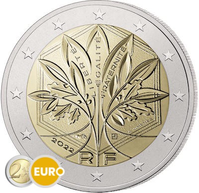 2 euro Frankreich 2022 - Stilisierter Baum UNZ