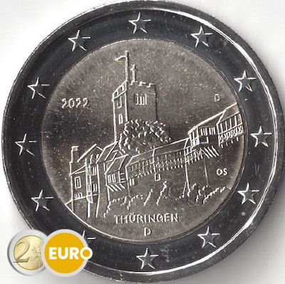 2 euro Germany 2022 - D Thuringia UNC