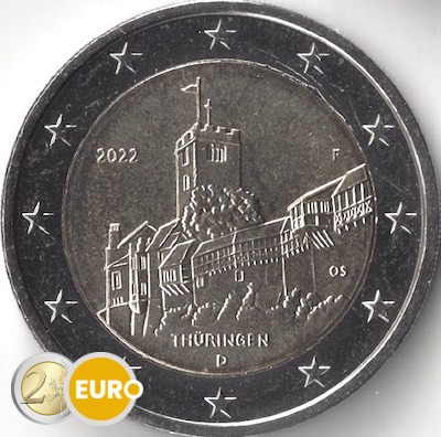 2 euro Germany 2022 - F Thuringia UNC