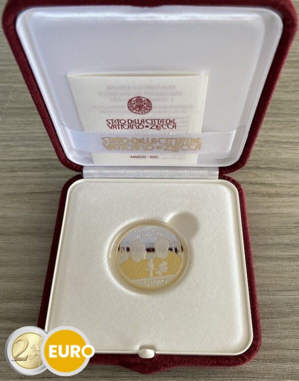 5 euro Vaticaan 2021 - St. Pieter en St. Paulus BE Proof Zilver en Goud